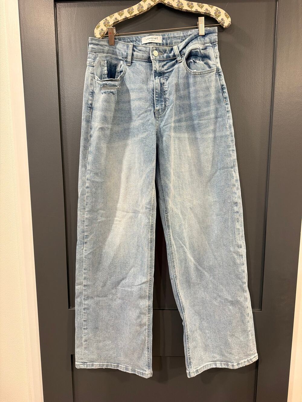 Lovervet by VERVET High Rise Super Wide Leg Jeans